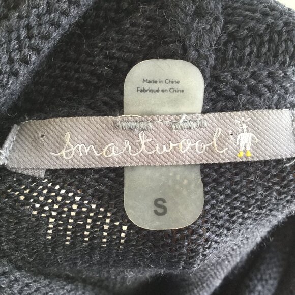 Smartwool Hayden Spires Charcoal Grey Merino Wool Turtleneck Top - Picture 8 of 12